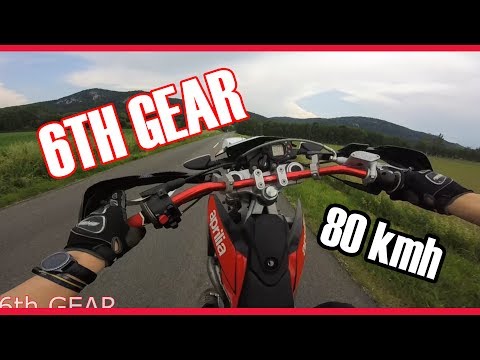 ✪6TH GEAR WHEELIE WITH 50CC | 80kmh | Klausa Riding