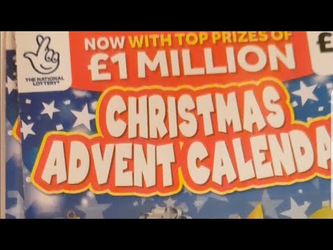 🎄Christmas advent calendar🎄 scratch cards🎄 National Lottery🎄 scratchcards🎄