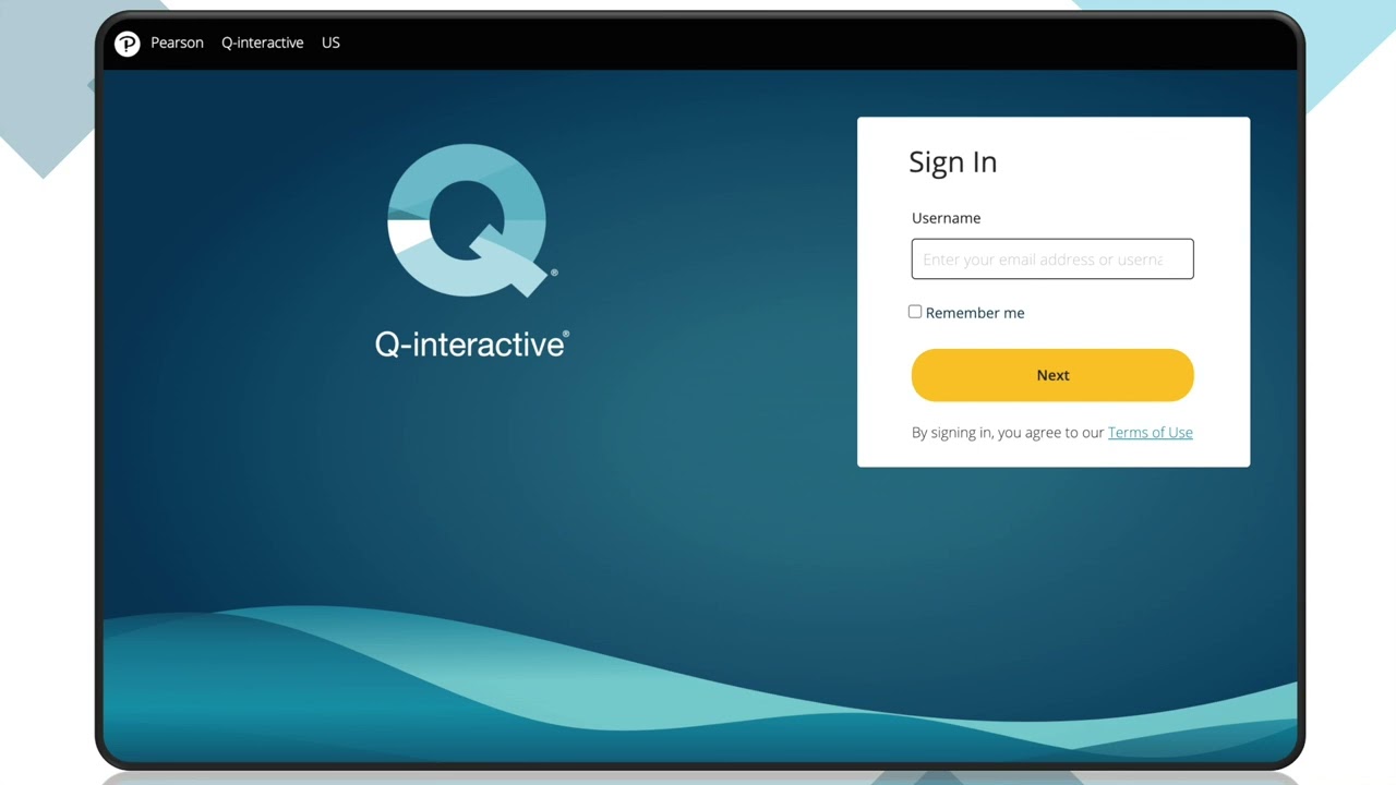 Q-interactive Pearson Identity Demo