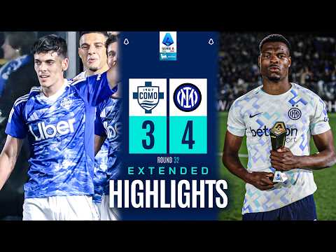 MAXI SINTESI COMO-INTER 3-4 | EXTENDED HIGHLIGHTS | SERIE A ENILIVE 2025/26