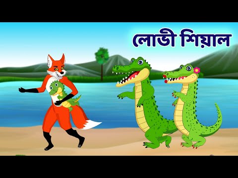 লোভী শিয়াল আর কুমির | Bengali Fox Cartoon Story | BD Kartun Mela লোভী শিয়াল আর কুমির | Bengali Fox Cartoon Story | BD Kartun Mela