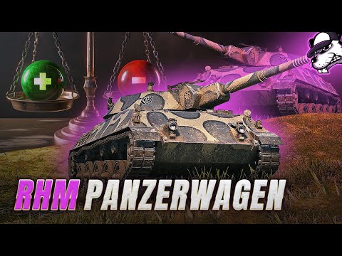 Rheinmetall Panzerwagen - The Pros and Cons of Tier X Lights! [World of Tanks - Gameplay - DE]