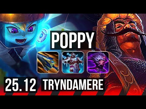 POPPY vs TRYNDAMERE (TOP) | 5k comeback, 10/3/15, Godlike | KR Master | 25.12