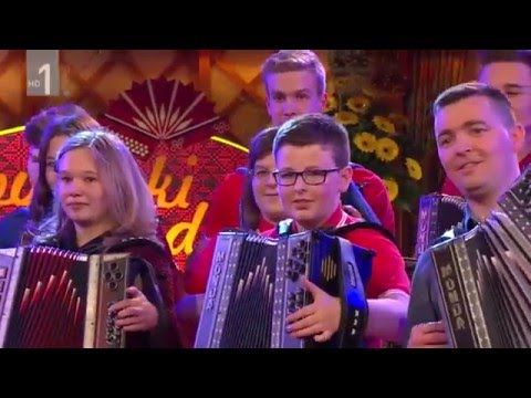Harmonikarski orkester Primoža Zvira - Siva pot (Slovenski pozdrav, 1. 4. 2016)
