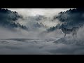Blizzard And Wolves Howling Sounds Snowstorm In The Forest Black Screen 10 Hours For Sleep