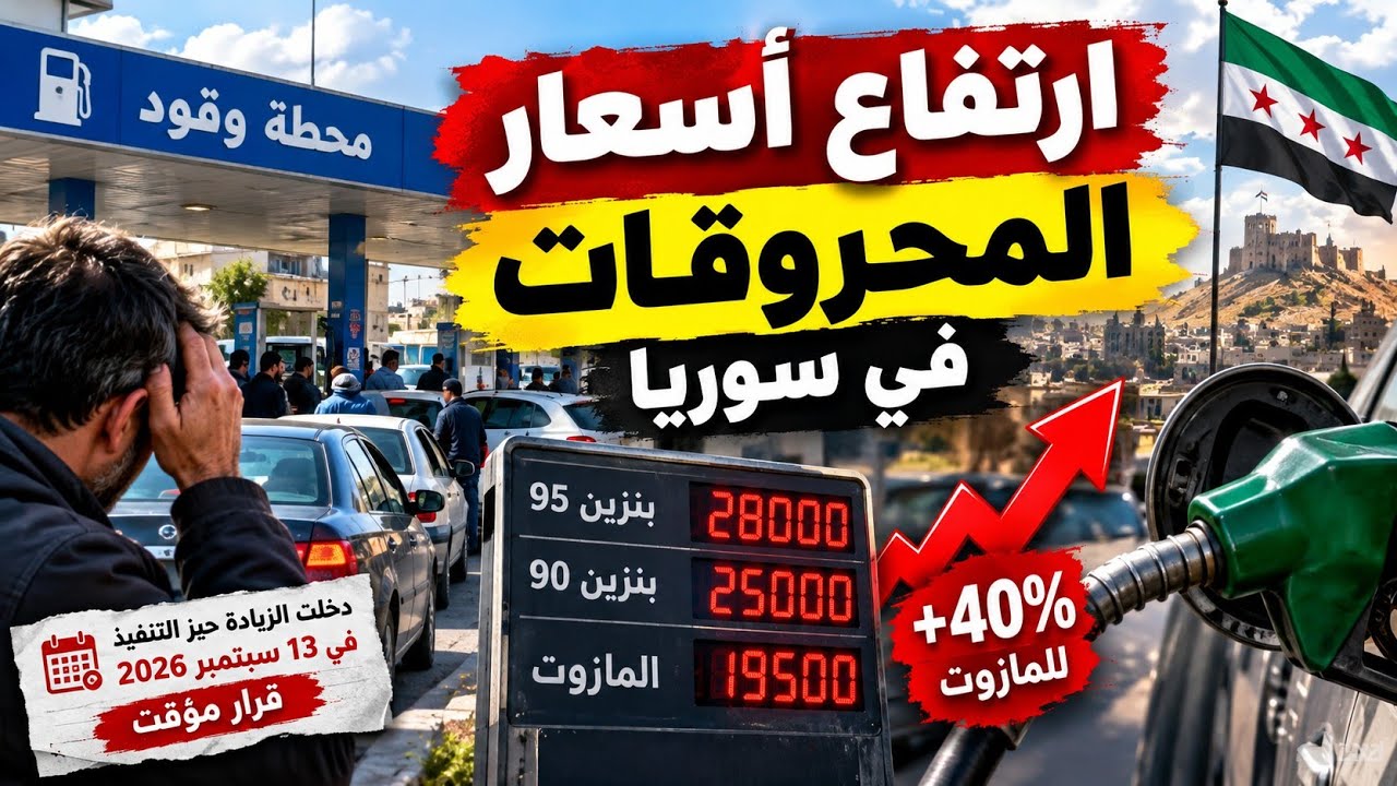 إلى أهلنا في سوريا، ارتفاع أسعار المحروقات مؤقت بإذن الله 