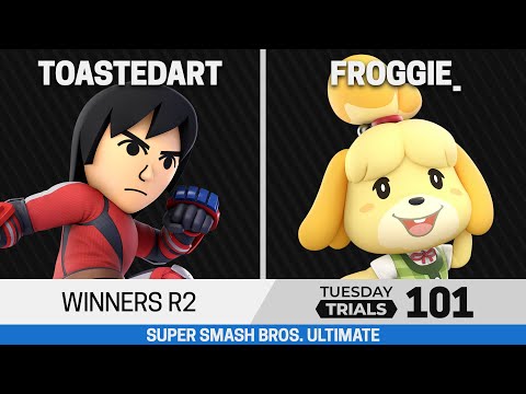 Tuesday Trials 101 SSBU Winners R2 - ToastedArt (Mii Brawler) vs froggie_ (Isabelle)