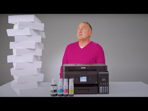 Spausdintuvas Epson | daugiafunkcis įrenginys | EcoTank M3180 | Inkjet | Mono | All-in-one | A4 | Wi-Fi | Pilkas video