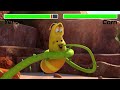 Yellow VS Corn With Healthbars Larva Island