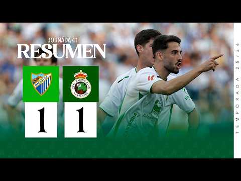 Málaga CF Club de Fútbol SAD 1-1 Real Racing Club de Santander