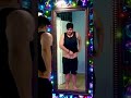 Trying On A Compression Shirt