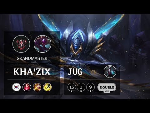 Kha'Zix Jungle vs Ekko - KR Grandmaster Patch 10.2