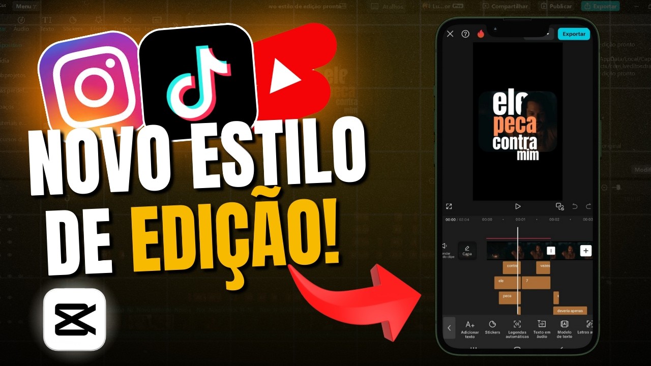 Como Fazer o NOVO Estilo de Edição da Gringa no CapCut Mobile | Reels Cinematográficos no Celular