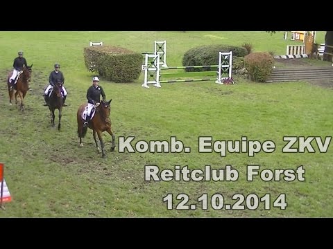 Komb. Prüfung ZKV: Springen RC Forst (12.10.2014)