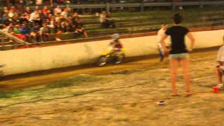 preview picture of video 'Motorcycle Flat Track Racing at Timonium Fairgrounds 8/12/2011'
