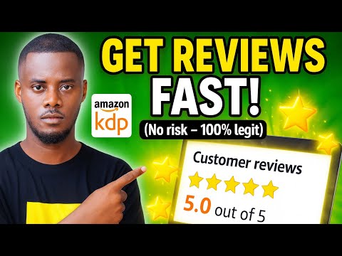 How to Get Reviews Fast on Amazon KDP — The Safe, Legit Way in 2025
