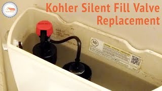 how to fix a running toilet - Kohler Silent Fill Valve Replacement