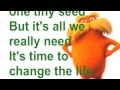 Let it grow Karaoke the Lorax 