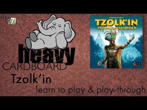 Tzolk'in 4p Play-through, Teaching, & Roundtable discussion by Heavy Cardboard