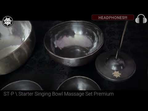 Комплект поющих чаш для массажа Профессиональный Стартовый Premium - видео