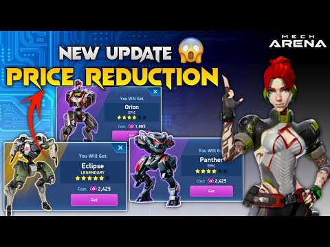 New Update ⚠️ - Price Reduction Of All Epic Mechs & Weapons! 😱 | Mech Arena 