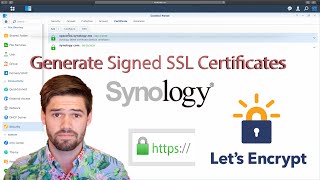 Generate Signed SSL Certificates with Lets Encrypt and Synology NAS | 4K TUTORIAL