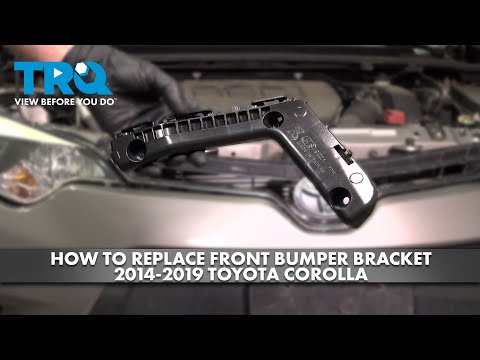 How to Replace Front Bumper Bracket 2014-2019 Toyota Corolla