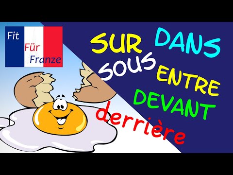 Französische Präpositionen des Ortes | Les prépositions de lieu | #französischlernen