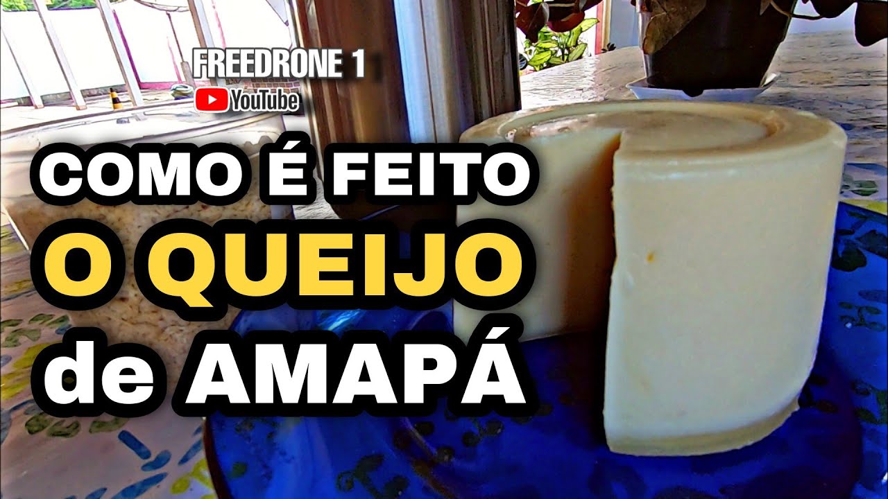 Produção do queijo de Amapá da fazenda Espirito Santo