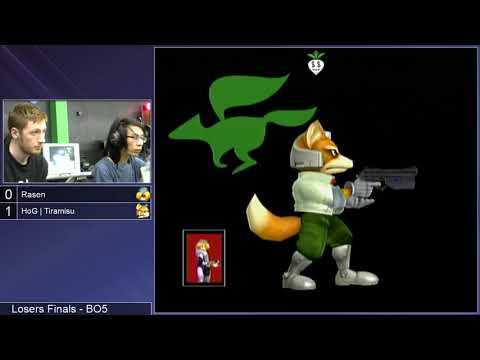 SG 19.7 SSBM - Rasen (Sheik) vs. HoG | Tiramisu (Fox) - Melee LF