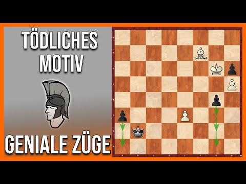 Ingenious Chess Moves 12 || A Deadly Motif in Endgames with Opposite-Colored Bishops