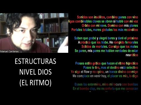 TEORÍA LITERARIA 2 (el RITMO) - PROFESOR  DE LITERATURA ANALIZA ejemplos en el RAP