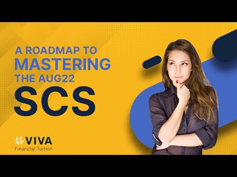 A Roadmap to Mastering the CIMA Aug22 SCS