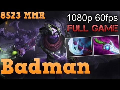 Badman Faceless Void: How to play Faceless Void Dota 2. Full game.