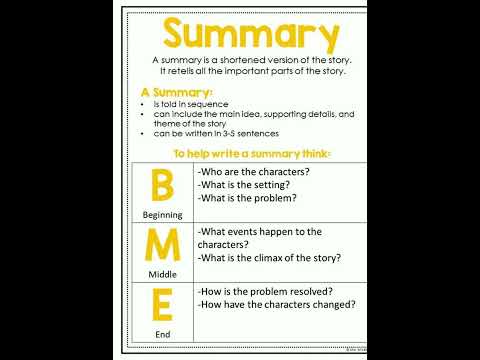 What is summary and Trick to make summary
