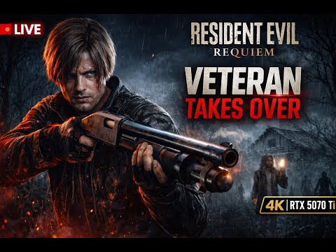 🔴 LIVE | Leon Takes Control – Resident Evil Requiem (4K RTX 5070 Ti)