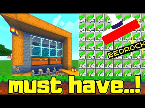 XP-Farm | Unendlich BRENNSTOFF! 0-Tick | 1.20 Bedrock TUTORIAL #minecraft