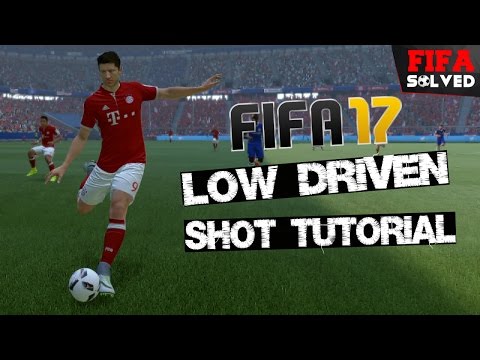 FIFA 17 Low Driven Shot Tutorial - BEST Tips