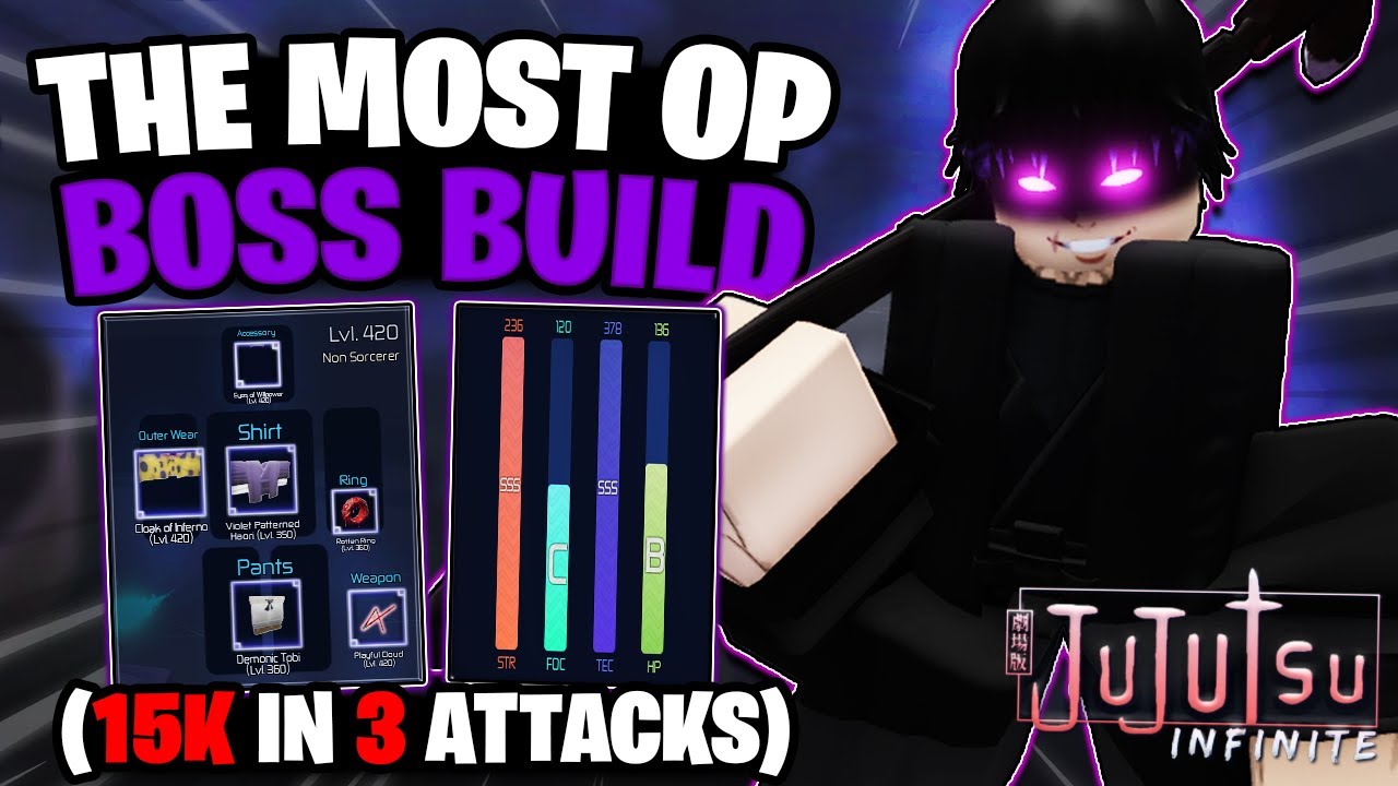 THIS *OP* BUILD ONE SHOTS BOSSES! | Jujutsu Infinite