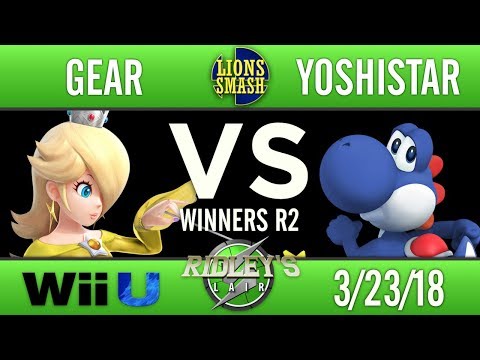 Ridley's Lair #2 - Gear (Rosalina & Luma) vs Yoshistar (Yoshi) - Smash 4 Winners R2