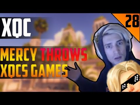 MERCY THROWS XQCS GAME - xQc STREAM HIGHLIGHTS #28 | xQcOW