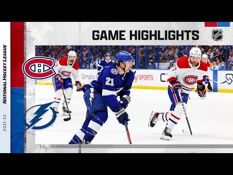 Canadiens @ Lightning 12/28/21 | NHL Highlights