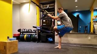 Mobility TRX Figure 4 stretch