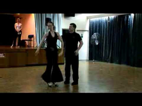 2005 - Spooky Shoes Routine - promo demo by Julie Gunn and Adam Niland