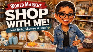 World Market Shop With Me | Summer Home Decor Finds