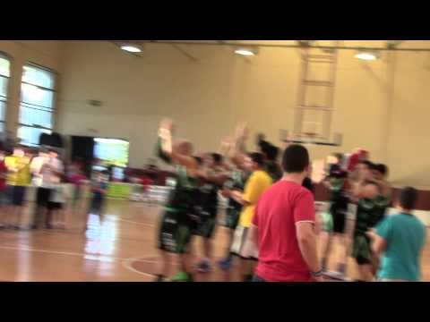 Celebrando el título de liga