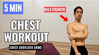 Ultimate Chest Workout (5 MIN) – Get Strong FAST (No Equipment!)
