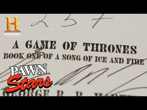 ポーン・スターズゲーム・オブ・スローンズ限定版 サイン本（シーズン16）｜ヒストリー (Pawn Stars: Game Of Thrones Limited Edition Signed Book (Season 16) | History)