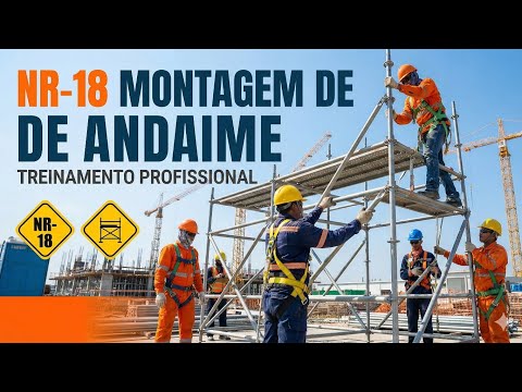Treinamento NR-18 Montagem de Andaimes