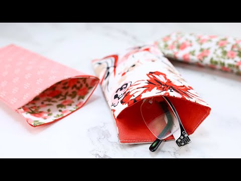 How to Sew a Sunglass or Eyeglass Case Pattern | DIY Glasses Case